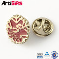 New product 3d stamping red star miniature pin badge